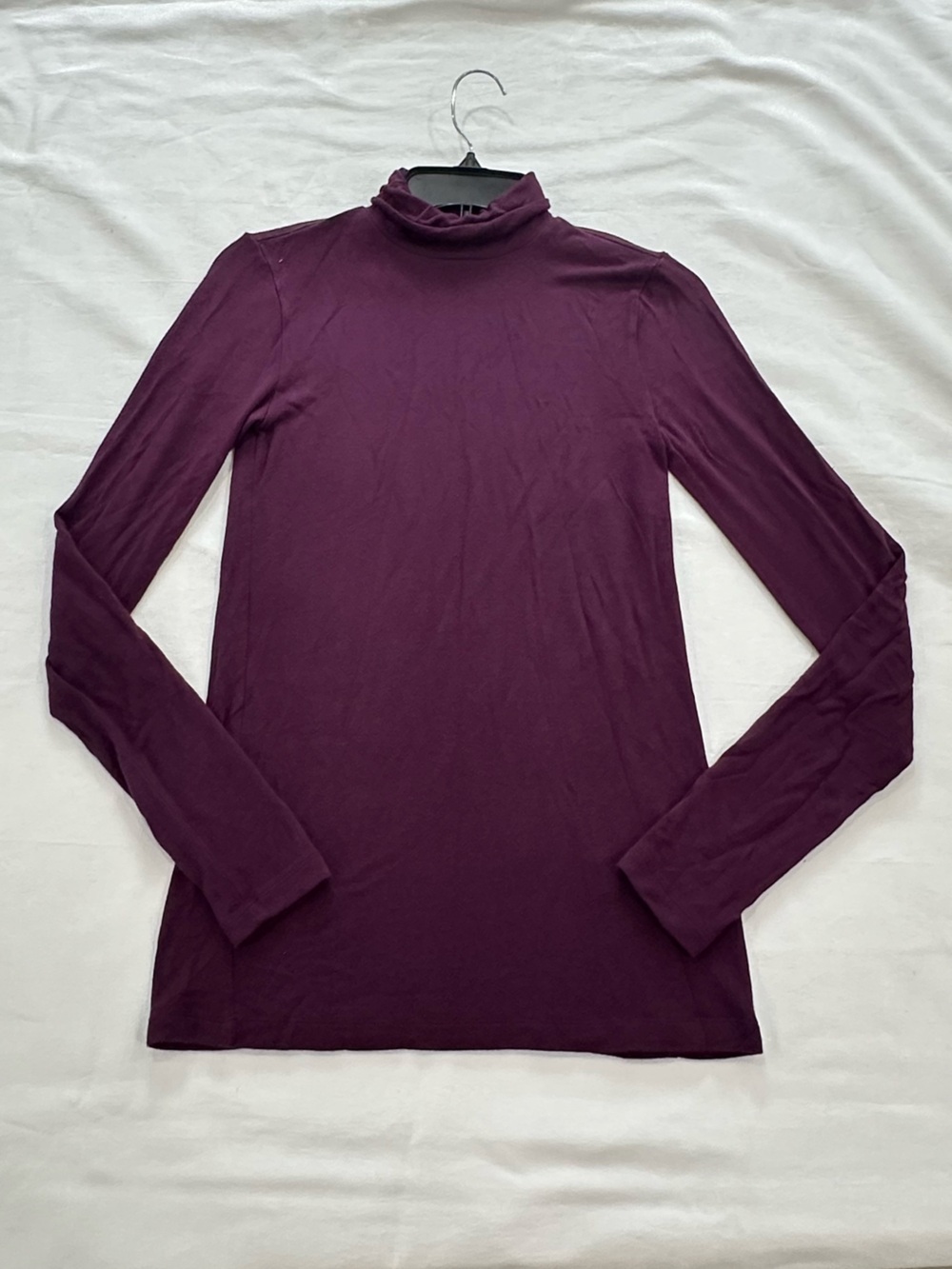 Men's Turtleneck Sweater in Deep Plum